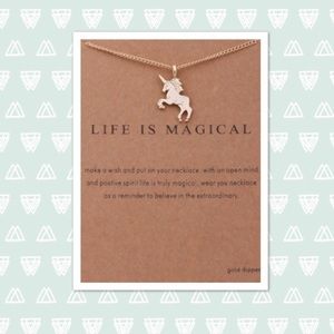 🆕🎉HP 🎉Magical Unicorn Necklace 🦄